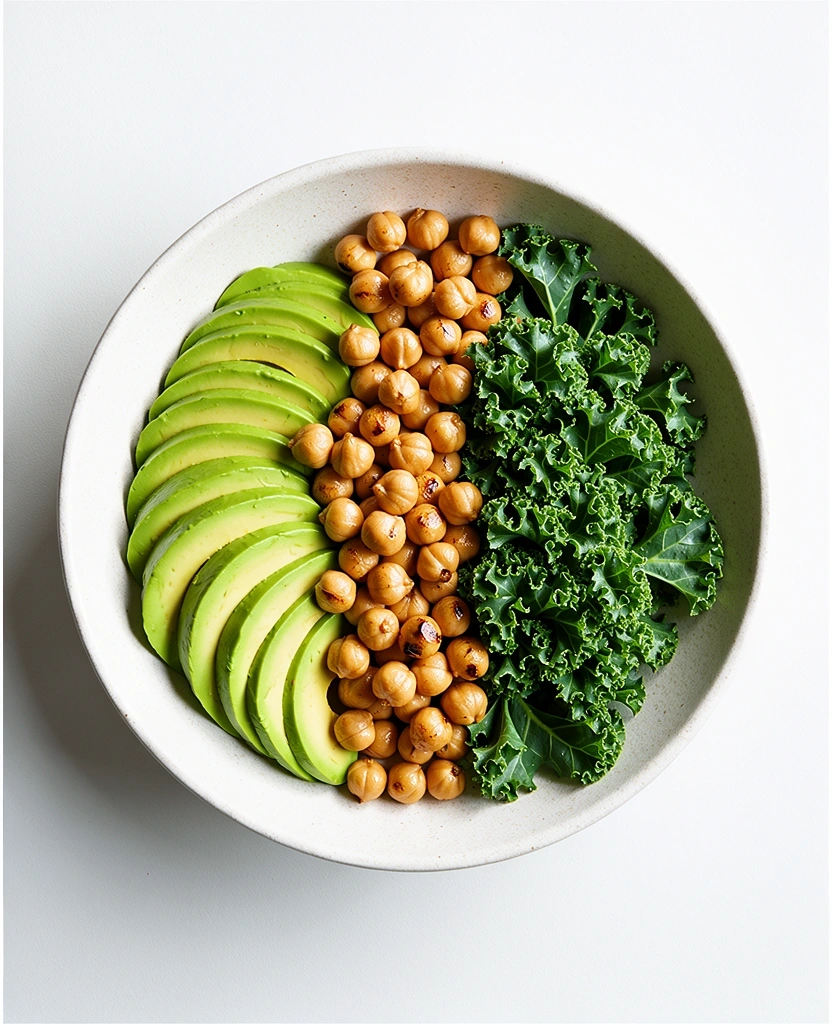 Eine bunte Bowl mit gesunden Zutaten